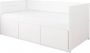 Rocky Lilli Furniture Nanne bedbank met 3 mega lades inclusief lattenbodem 90x200cm Wit - Thumbnail 2