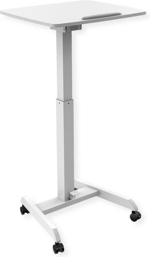 Roline PC werkplek in hoogte verstelbaar kantelbaar wit