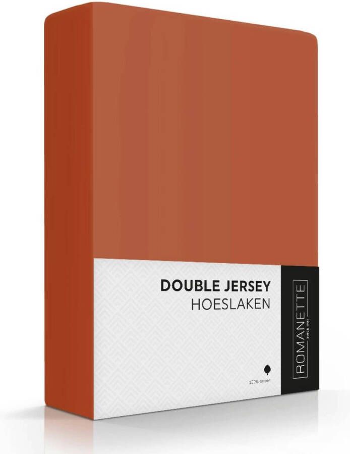 Romanette Hoeslaken Rood Doublejersey (hoekhoogte 30 cm ) TE550864 B 80 x L 200 cm B 80 x L 220 cm B 90 x L 200 cm B 90 x L 220 cm B 100 x L 200 cm B 100 x L 220 cm Eenpersoons Geschikt voor Matras