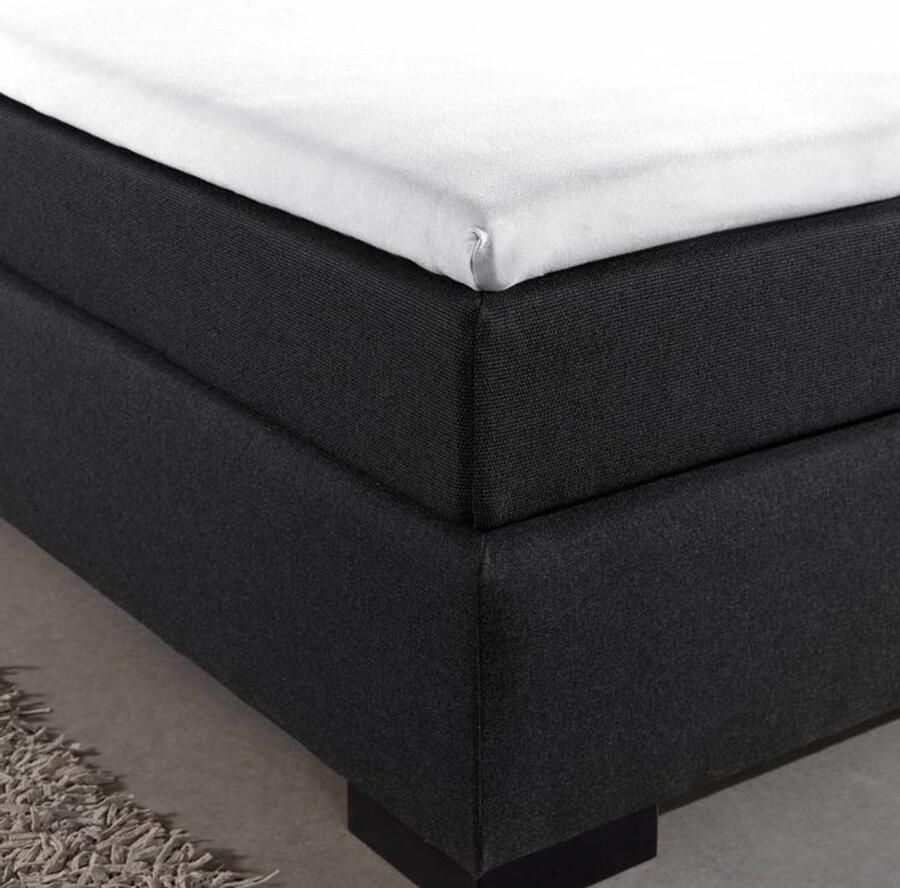 Olympic Life Boxspring Flanny voor zware mensen tot 120 kg lichaamsgewicht merk 160 x 200 cm beige 18-delig