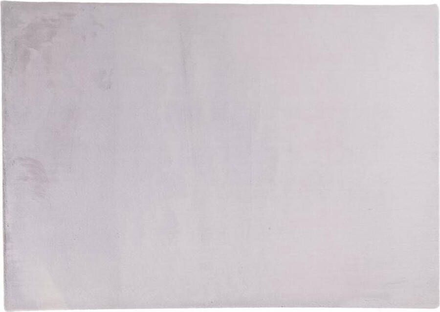 Roobol Vloerkleed Plush lichtgrijs 160 x 230 cm