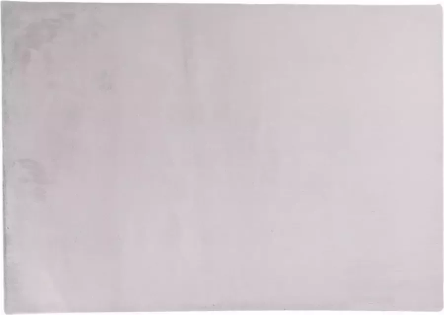 Roobol Vloerkleed Plush lichtgrijs 160 x 230 cm