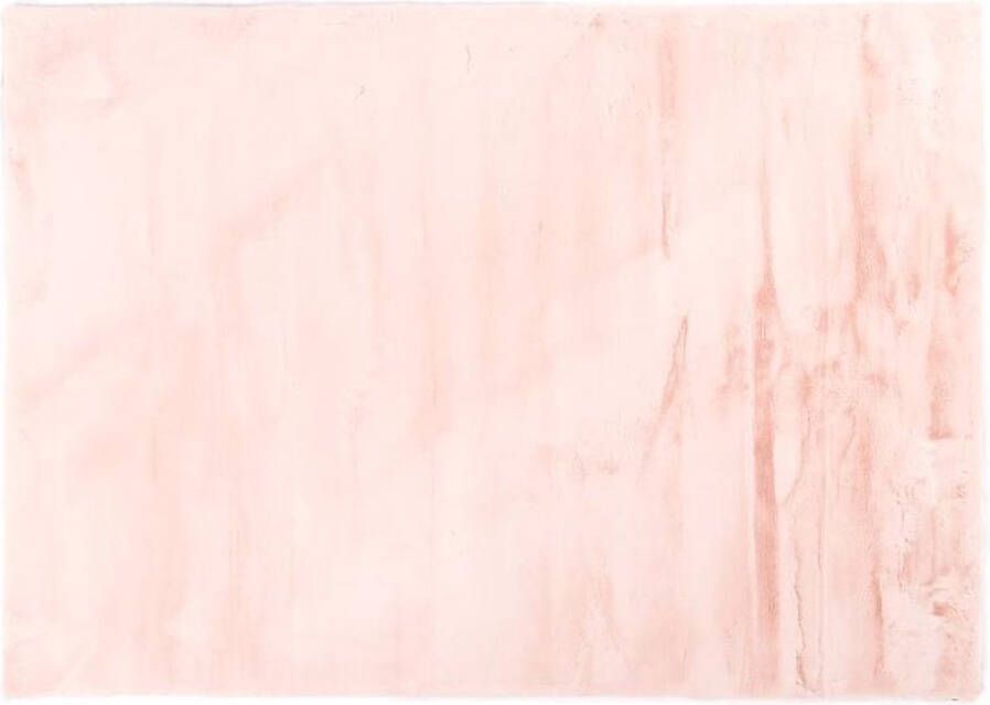 Roobol Vloerkleed Plush roze 43 90 x 160 cm