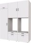 Roomart Store Nederland B.V. Roomartstore Multiwash 3 Extra Wasmachine & Wasdroger kast Met Uittrekbare Wasmand Planken Extra Opbergruimte Minimaliseert Trillingen - Thumbnail 2