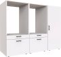 Roomart Store Nederland B.V. Roomartstore MultiWash 3 Wasmachine & Wasdroger Kast Met Uittrekbare Wasmand Planken Extra Opbergruimte Minimaliseert Trillingen - Thumbnail 2