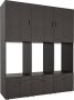 Roomart Store Nederland B.V. Roomartstore MultiWash 3.0 Wasmachine & Wasdroger kast met koelvak Met Uittrekbare Wasmand Planken Extra Opbergruimte Minimaliseert Trillingen - Thumbnail 2