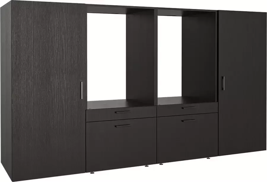 Roomart Store Nederland B.V. Roomartstore MultiWash 4 Wasmachine & Wasdroger kast Met Uittrekbare Wasmand Planken Extra Opbergruimte Minimaliseert Trillingen - Foto 2