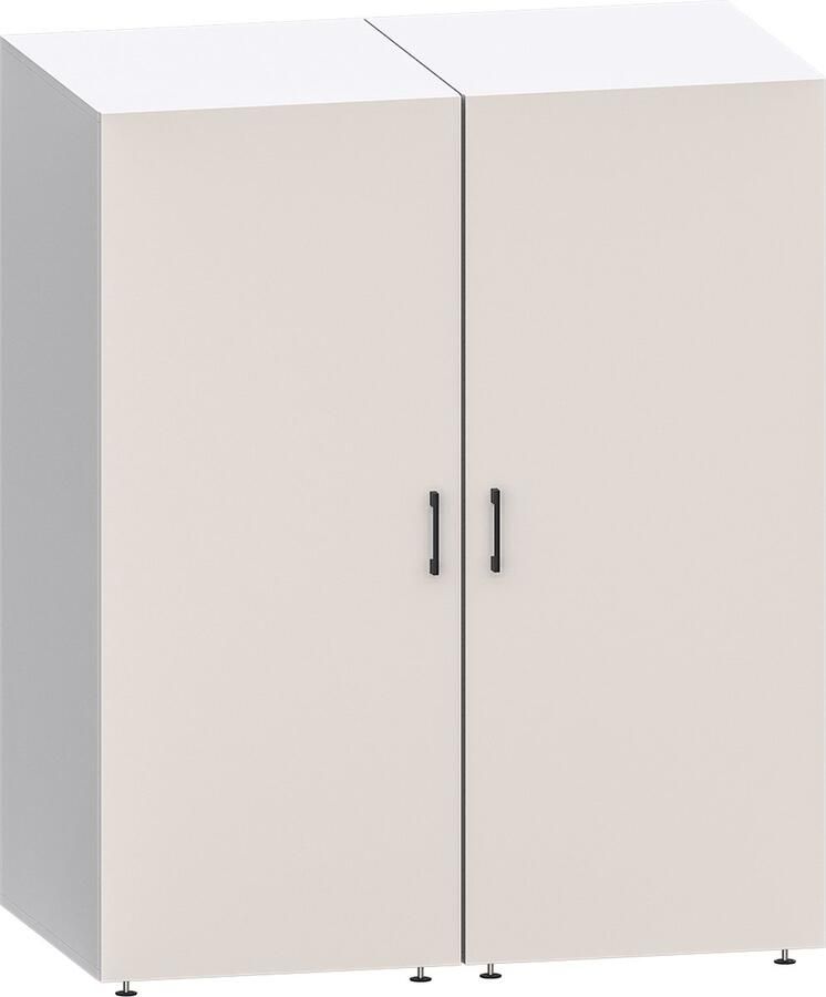 Roomart Store Nederland B.V. SmartWall Lage Opbergkast Set van 2 Optimale Opbergruimte en Stijlvol Design Wit