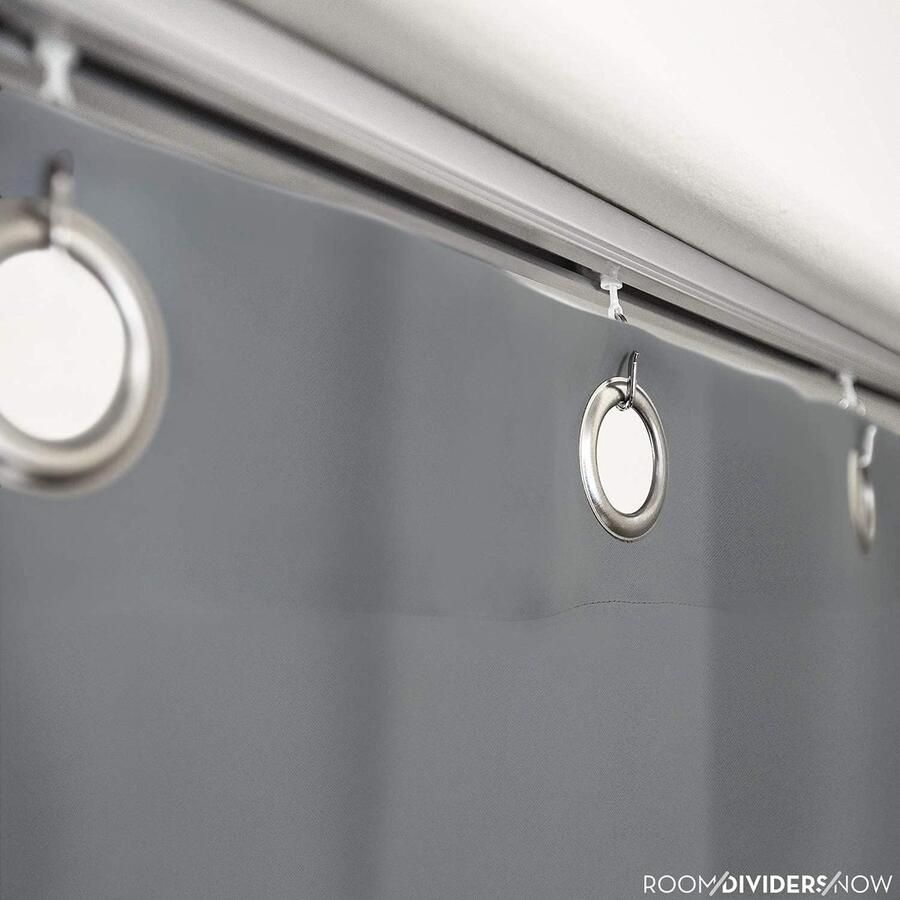 Roomdividersnow Kamer verdelers Now Premium kamerverdelergordijn 2 40 meter hoog x 4 5 meter breed (leisteengrijs) Premium gordijnen voor kamerverdeling privacy of verduistering Groot scheidingsgordijn Kamerverdelers Gordijnen
