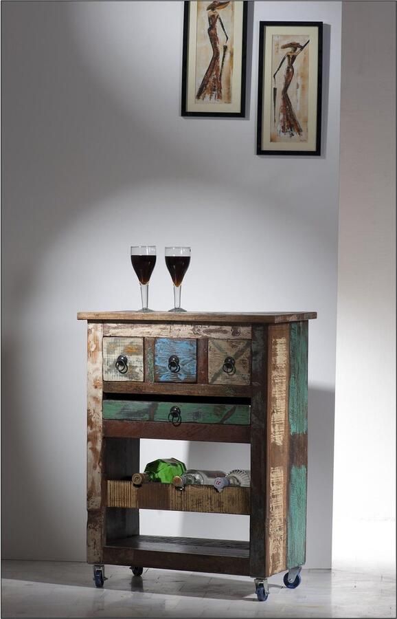 Leen Bakker Trolley Cevio multikleur 85x78x48 cm - Foto 2
