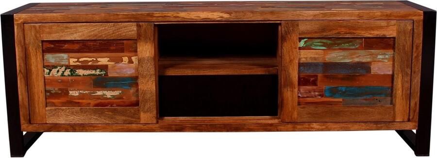 Leen Bakker TV-meubel Gela naturel multikleur 55x160x40 cm - Foto 2
