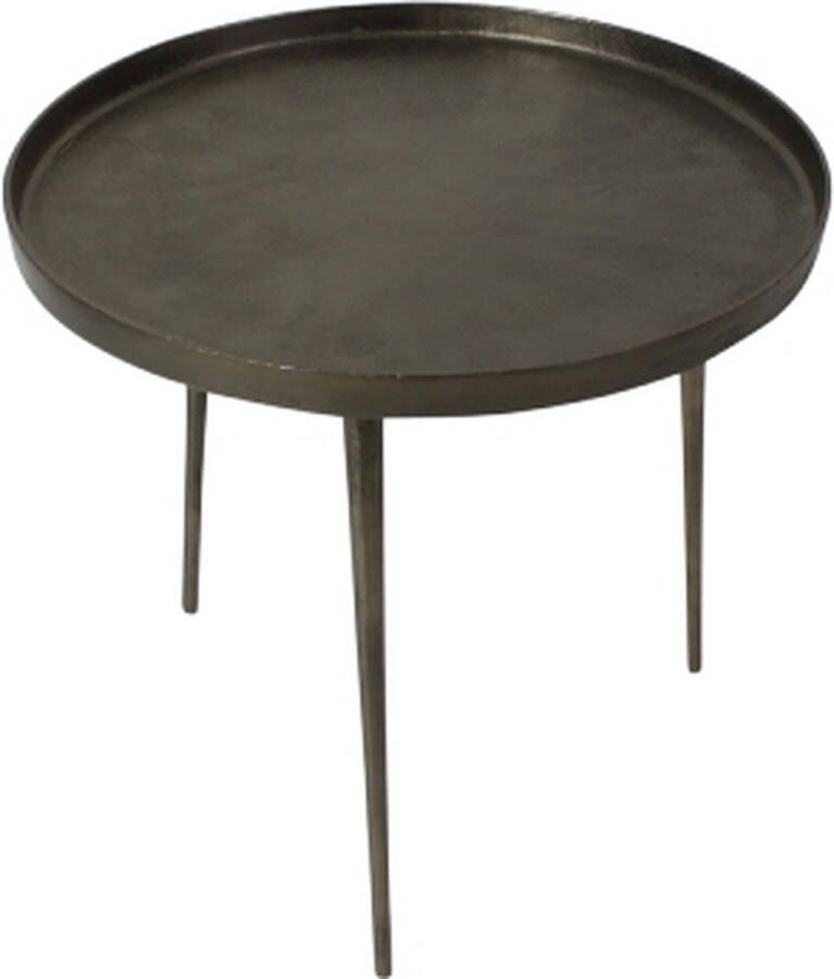 Rootsmann Industriële Salontafel Rond | Zwart