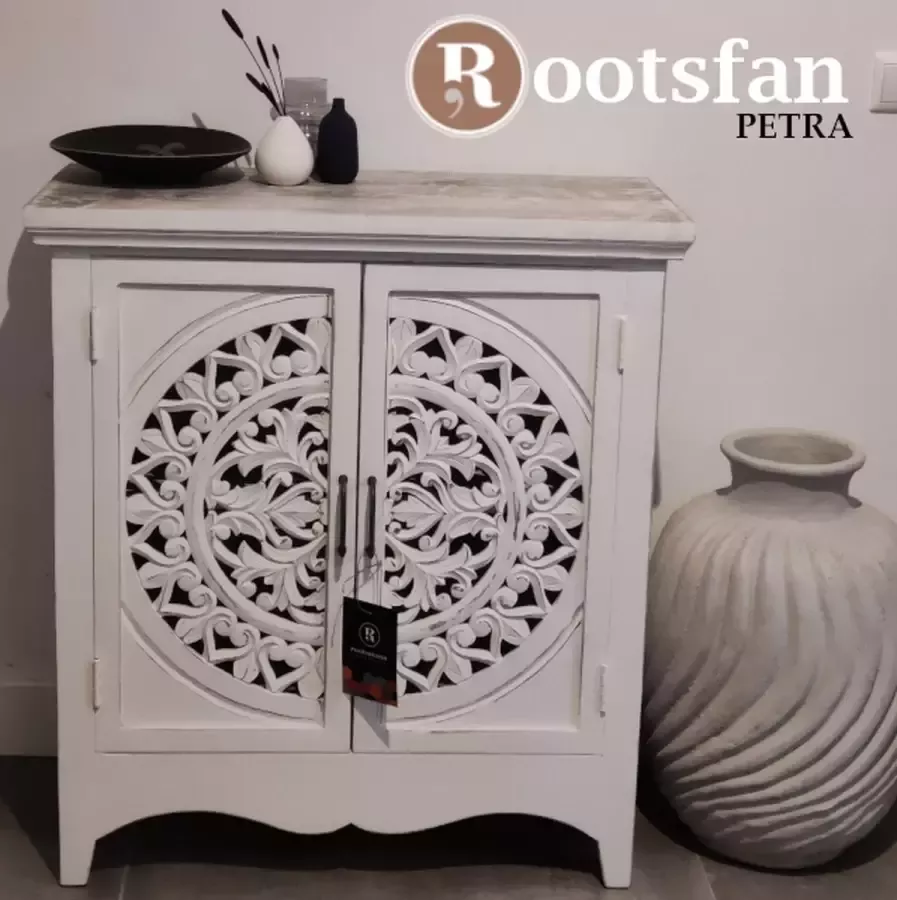 Rootsmann New Classic Wit Industriële kast Houten buffetkast Woonkamer Kast - Foto 2