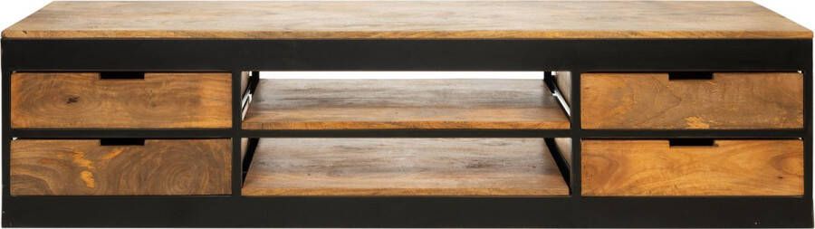 Rootsmann TV-meubel 180 CM Industrieel Metaal & Hout Bruin - Foto 2