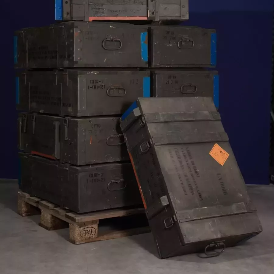 Rootsmann Vintage Legerkist Salontafel Met Wielen (limited Edition)