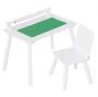 Rootz Living Rootz 3-in-1 Kindertafel Speelbureau Activiteitencentrum Tekenstation Creativiteitshub Kindermeubilair Leerruimte Wit 68x51 5x43 cm - Thumbnail 2