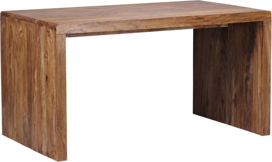 Rootz Living Rootz bureau massief hout Sheesham computertafel 160 cm breed echt hout design archiefkast kantoortafel landelijke stijl