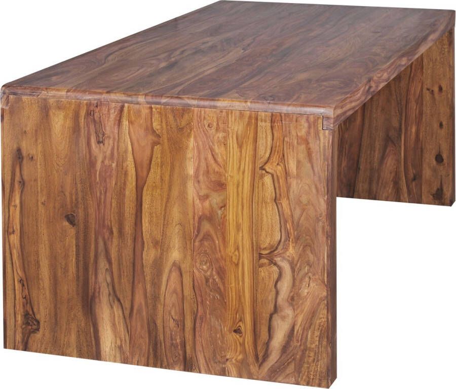 Rootz Living Rootz bureau massief hout Sheesham computertafel 200 cm breed echt hout design archiefkast kantoortafel landelijke stijl