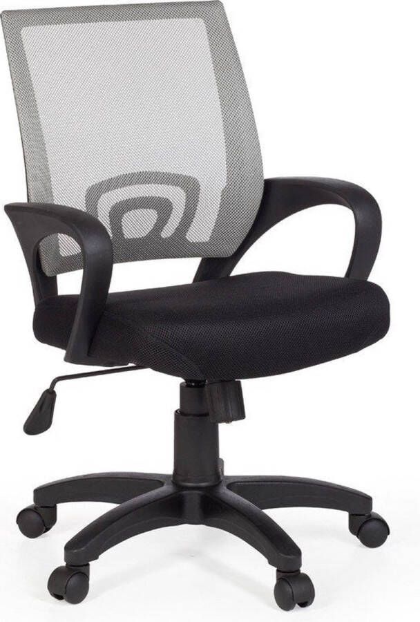 Rootz Living Rootz Bureaustoel Draaistoel Verstelbaar Hoge Stoel Zwart + Groen Grijs