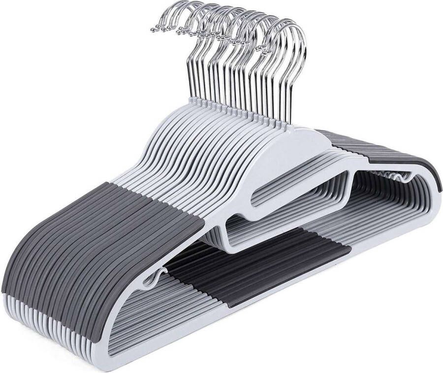 Rootz Living Rootz Kleerhanger Set Van 20 Stuks Anti Slip Kleerhangers