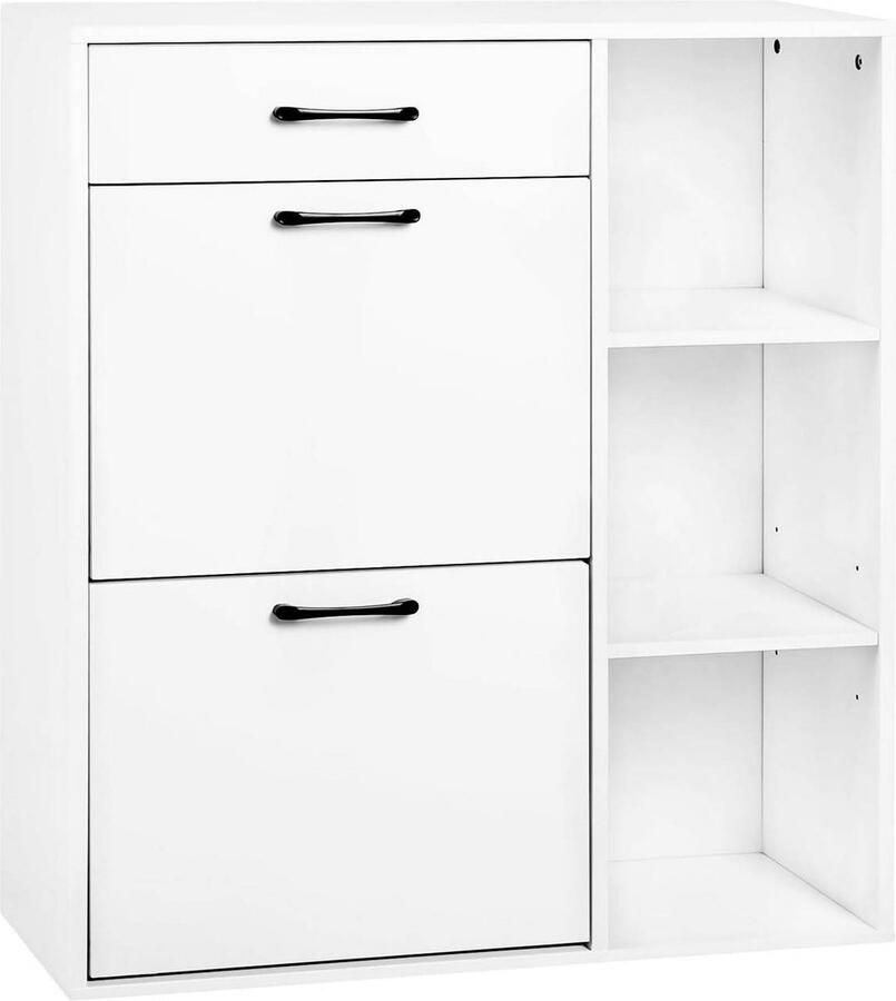 Rootz Living Rootz 4-in-1 schoenenkast schoenenorganizer schoenenopslag ruimtebesparend krasbestendig waterdicht 80 cm x 90 cm x 30 cm