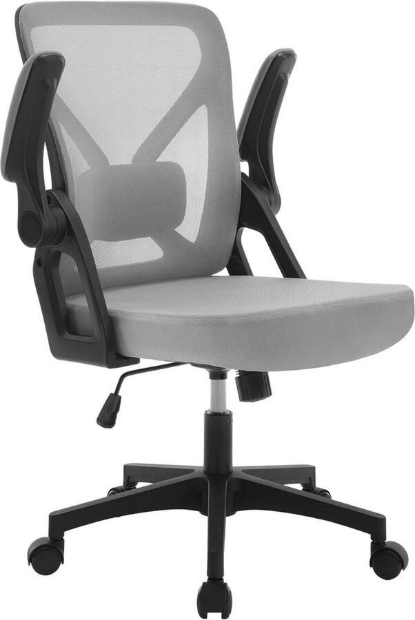 Rootz Living Rootz Bureaustoel Ergonomische bureaustoel Verstelbare computerstoel Ademend gaas Lendensteun Ruimtebesparend Schommelfunctie 65 cm x (93 5-103) cm x 58 5 cm