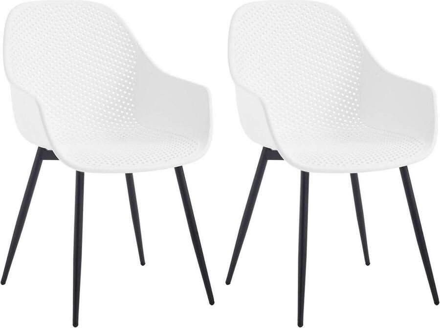 Rootz Living Rootz eetkamerstoelen in Scandinavische stijl holle rug moderne stoelen duurzaam en stevig ergonomisch comfort gemakkelijk schoon te maken 56 cm x 87 5 cm x 58 cm