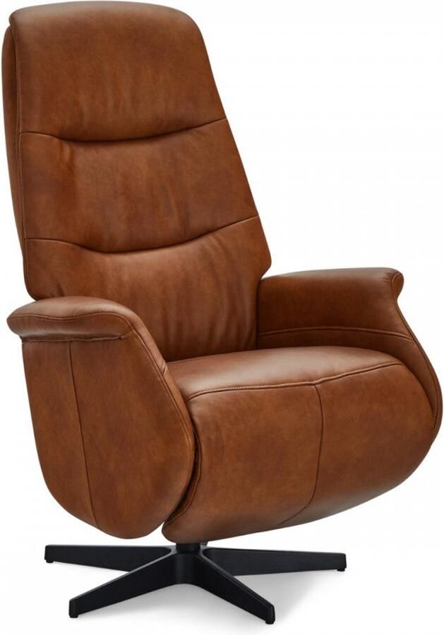 Rootz Living Rootz Fauteuil Lederen bureaustoel Draaibare fauteuil Verstelbaar comfort stevig ontwerp eenvoudige montage 79 cm x 90 cm x 114 cm