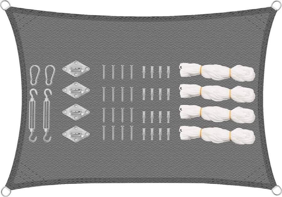 Rootz Living Rootz HDPE Zonnezeil Schaduwzeil Zonneschermluifel UV-beschermend Duurzaam Eenvoudige installatie Verschillende maten