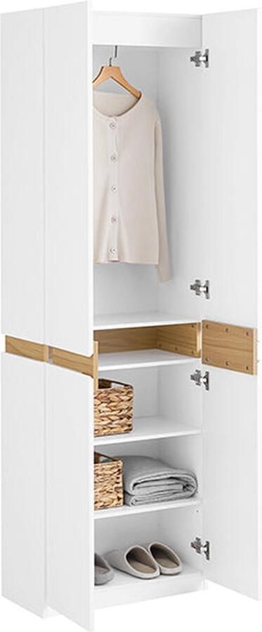 Rootz Living Rootz Multi-Compartment Bookshelf Storage Shelf Furniture Organizer Adjustable Shelves Anti-Tip Devices 61cm x 192cm x 30cm
