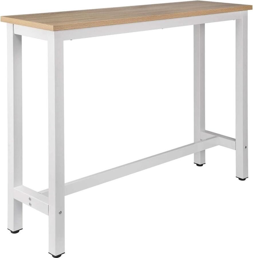 Rootz Living Rootz Multifunctionele Bartafel Pubtafel Hoge Tafel Duurzaam E1 Hout Krasbestendig Waterafstotend 140cm x 100cm x 40cm