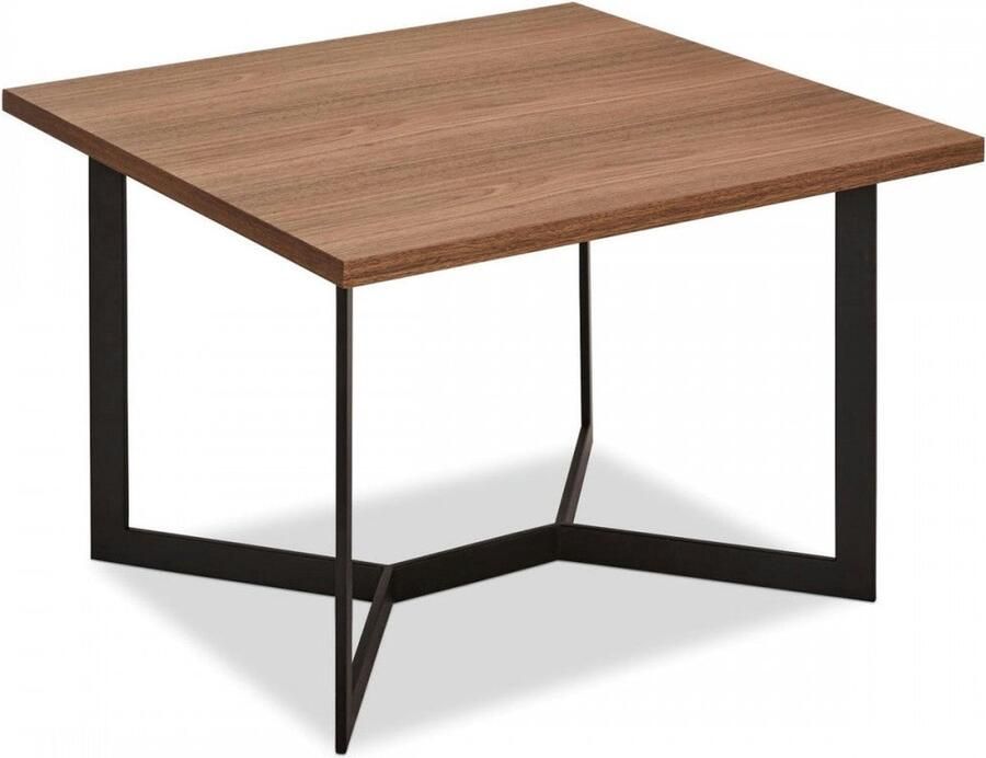 Rootz Living Rootz Salontafel Moderne salontafel Eigentijds woonkamermeubilair Duurzaam en stevig Eenvoudig onderhoud Veelzijdig gebruik 70 cm x 70 cm x 52 cm