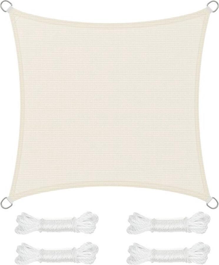 Rootz Living Rootz Sun Sail Zonnezeil Zonneluifelzeil Buitenschaduw Tuinzeil Waterdicht zonnescherm HDPE (High-Density Polyethyleen)