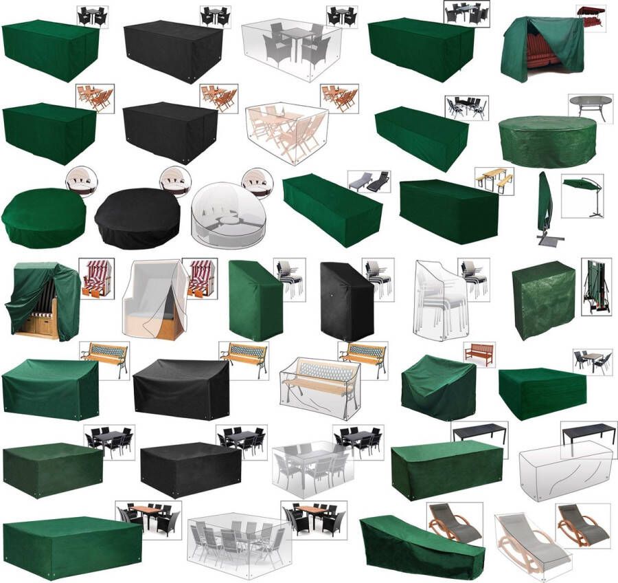 Rootz Living Rootz Outdoor Furniture Protector Cover Weerbestendig Tuinstoel Schild UV-bestendig Patio Seat Wrap Transparant 68x96x110 150 cm