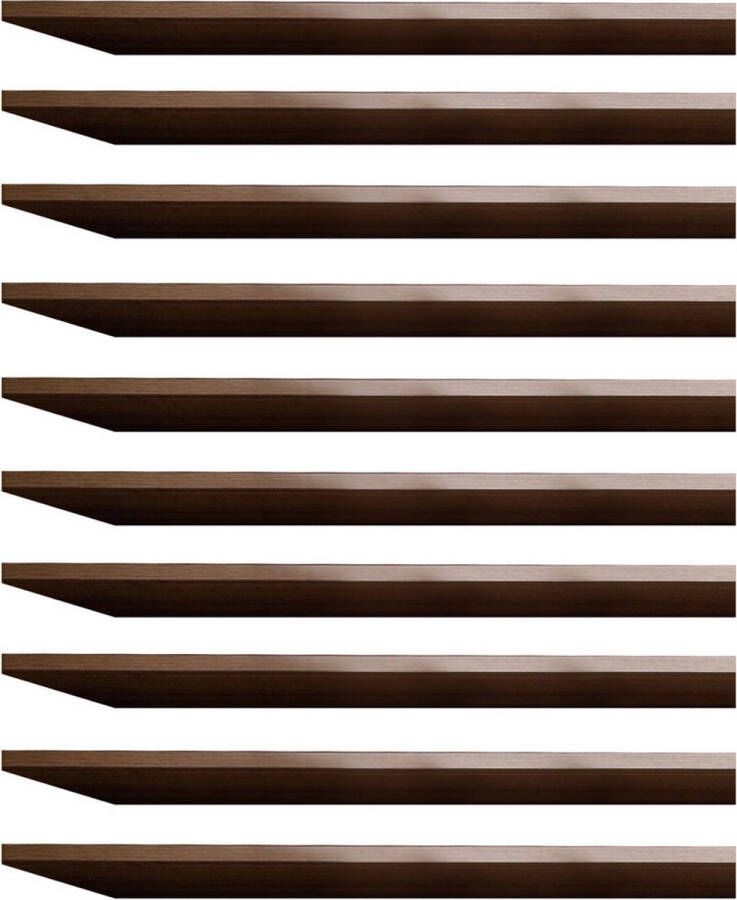 Rootz Living Rootz Planken voor Kledingkast Kasten Bruin 66 x 1 x 30 cm