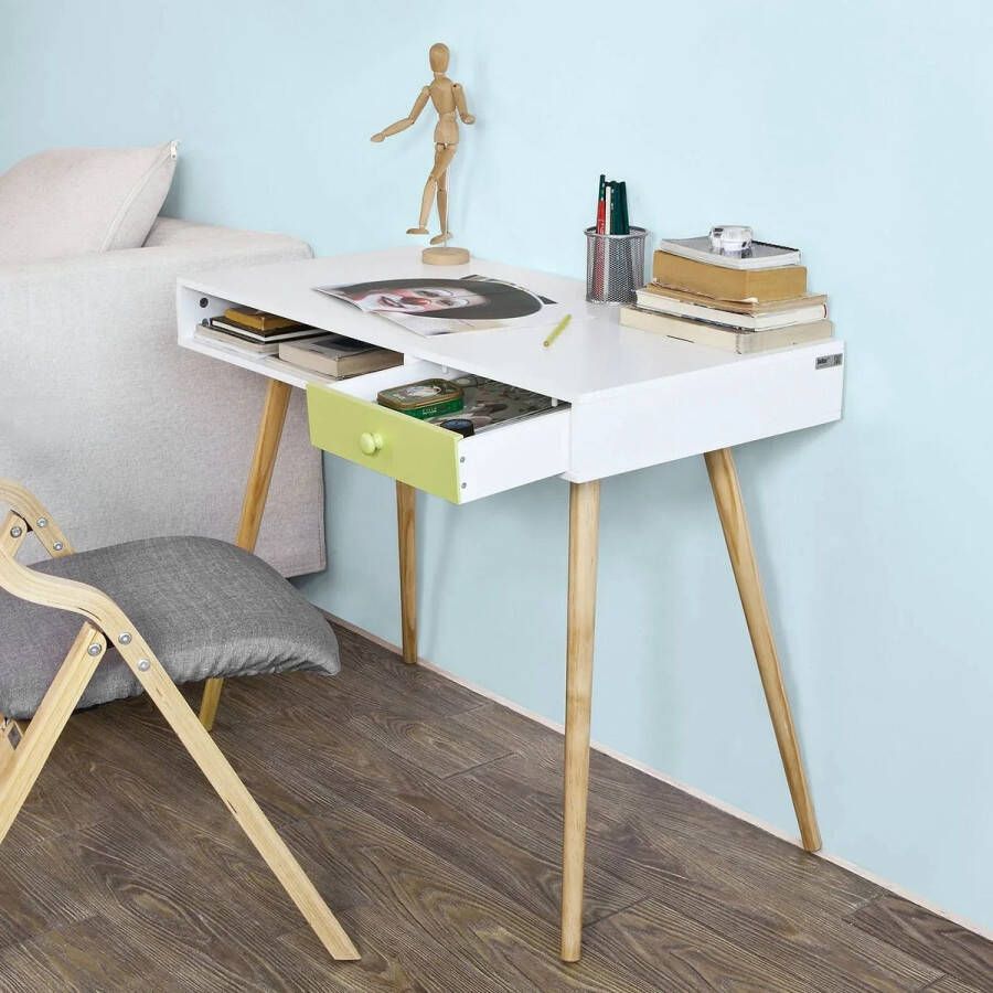 Rootz Living Rootz- Home Office Tafel Bureau Computer Bureau Werkstation met Lade