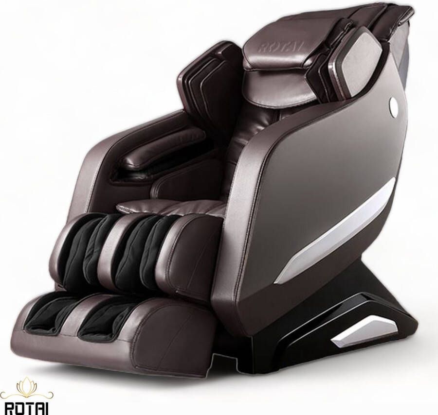 ROTAI Luxury Editie Massagestoel Bruin BSF Massagestoel Massagestoel Auto Fauteuil 84 x 170 x 118 cm