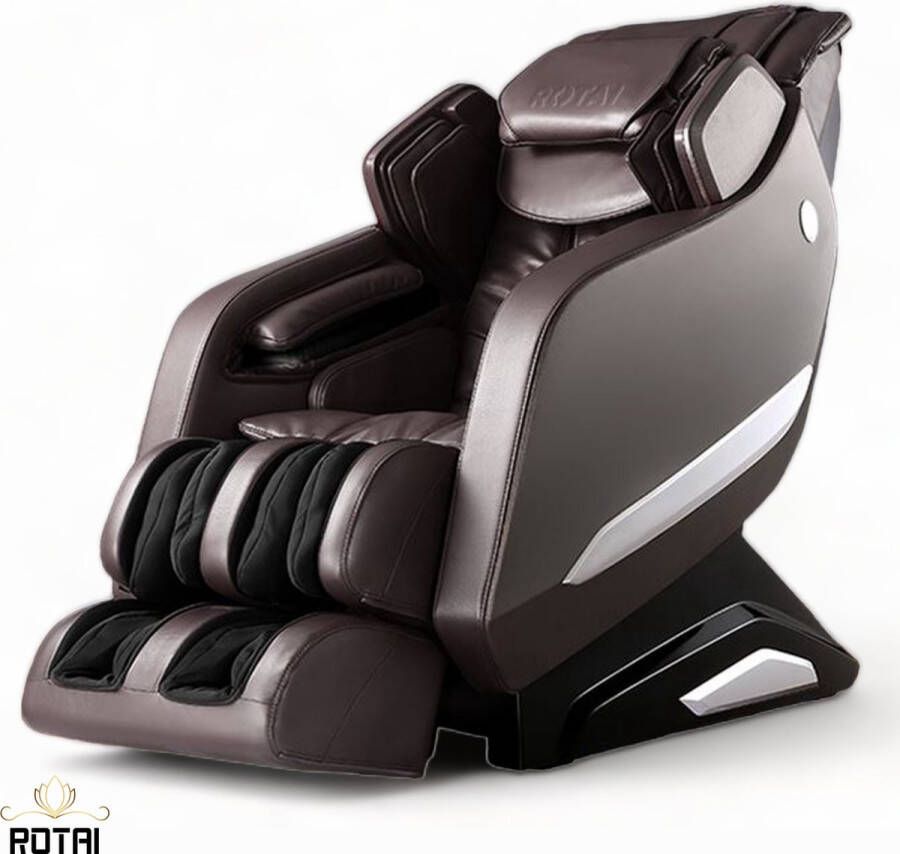 High aspect Premium ROTAI Luxury Editie Massagestoel Bruin BSF Massagestoel Massagestoel Auto Fauteuil 84 x 170 x 118 cm