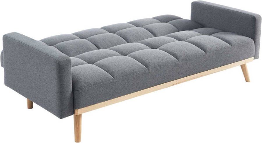 Rousseau Adana Grijs Slaapbank Eucalyptus Frame Koudschuim Matras 84x214x84cm - Foto 4