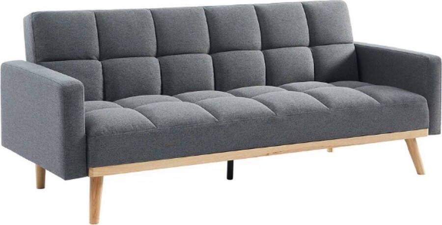 Rousseau Adana Grijs Slaapbank Eucalyptus Frame Koudschuim Matras 84x214x84cm - Foto 2