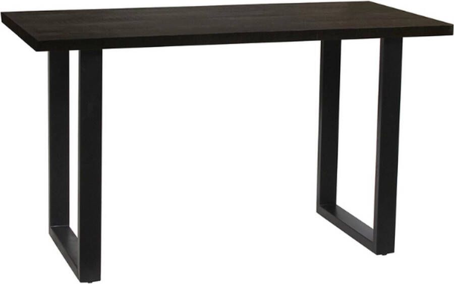 Rousseau EMOB Bartafel Nicola 160 x 80 x 93 cm Zwart Bartafels Zwart Hout Bartafels Op voorraad - Foto 3