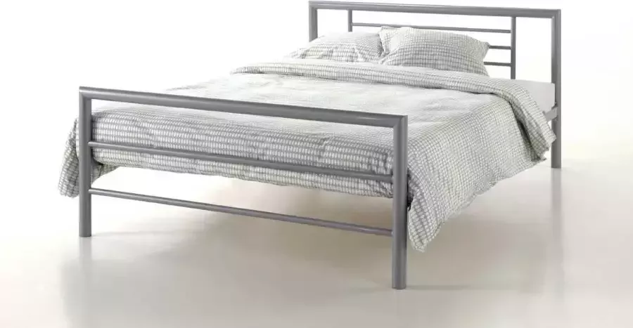Rousseau Bed 'Sandro' Grijs 140x200 met lattenbodem (2c) - Foto 3
