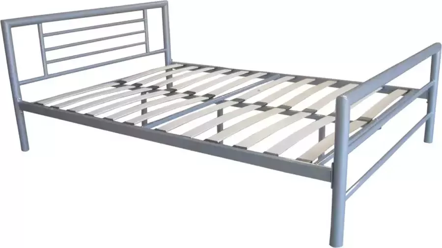 Rousseau Bed 'Sandro' Grijs 140x200 met lattenbodem (2c) - Foto 2