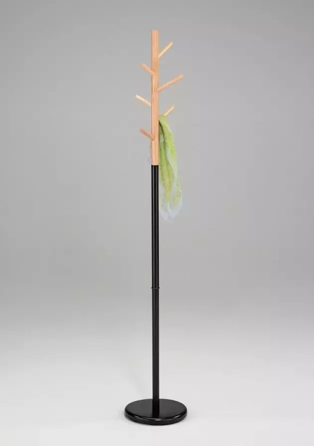 Rousseau Staande kapstok Alba naturel zwart - Foto 3