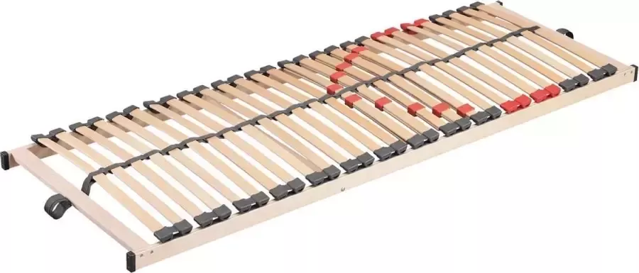 Rousseau EMOB Vaste lattenbodem Zittaro 70x200 28 latten Lattenbodems Bruin Hout Lattenbodems Op voorraad - Foto 2