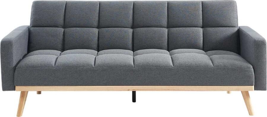 Rousseau Adana Grijs Slaapbank Eucalyptus Frame Koudschuim Matras 84x214x84cm - Foto 3