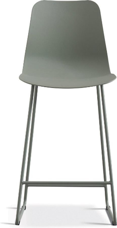 Rousseau Barkruk Marie-grijsgroen Set van 2 - Foto 3