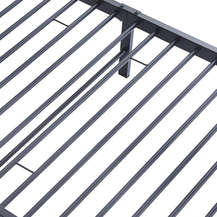 Rousseau EMOB Bed Sammy Metalen eenpersoonsbedden Grijs Metaal Metalen eenpersoonsbedden Eenpersoons Normaal bed Op voorraad