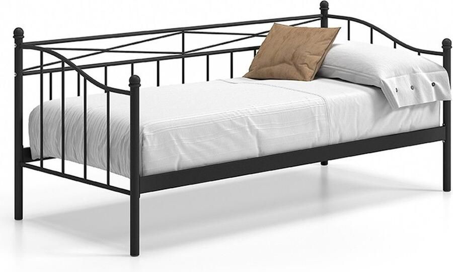 Rousseau Bedzetel 'Sablo' Zwart 90x200 met lattenbodem (1c) - Foto 3