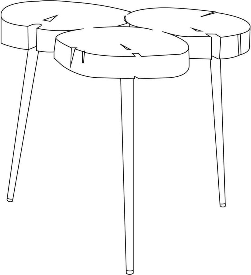 Rousseau -Bijzettafel-Jimi-3-blokken-hout